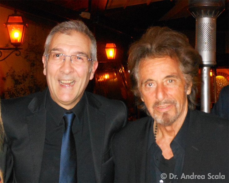 Andrea Scala con Al Pacino