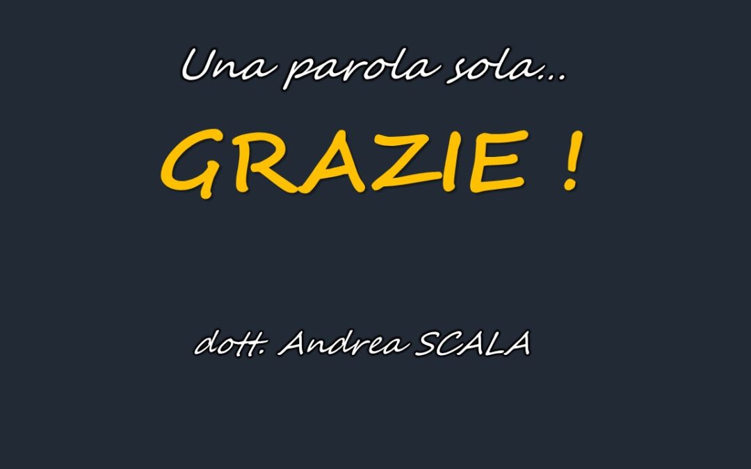 Grazie a tutti!