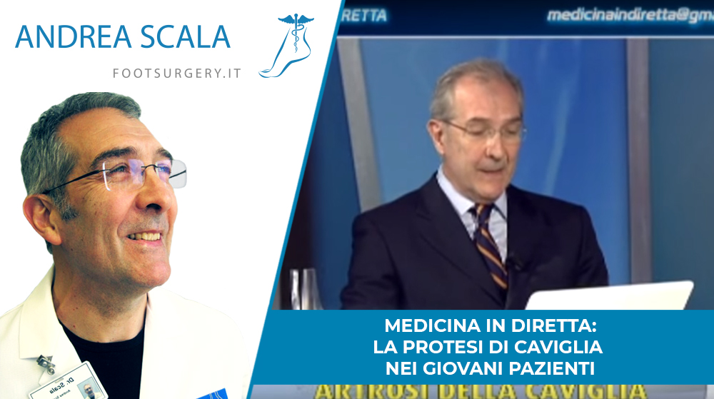 Medicina in diretta: protesi di caviglia in un giovane paziente