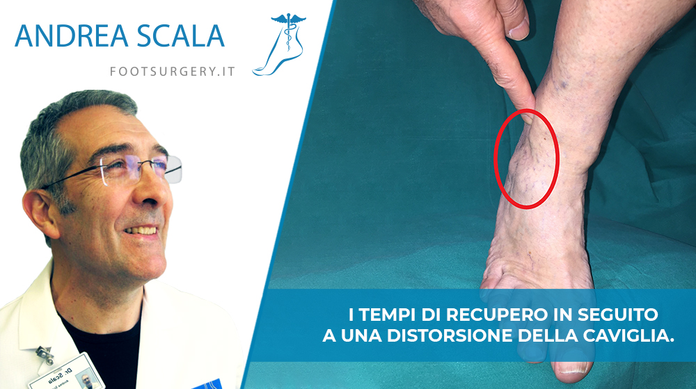 I tempi di recupero in seguito a una distorsione di caviglia